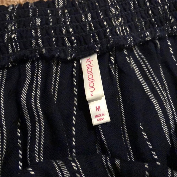 Striped long sleeve flowy crop top - Picture 5 of 6